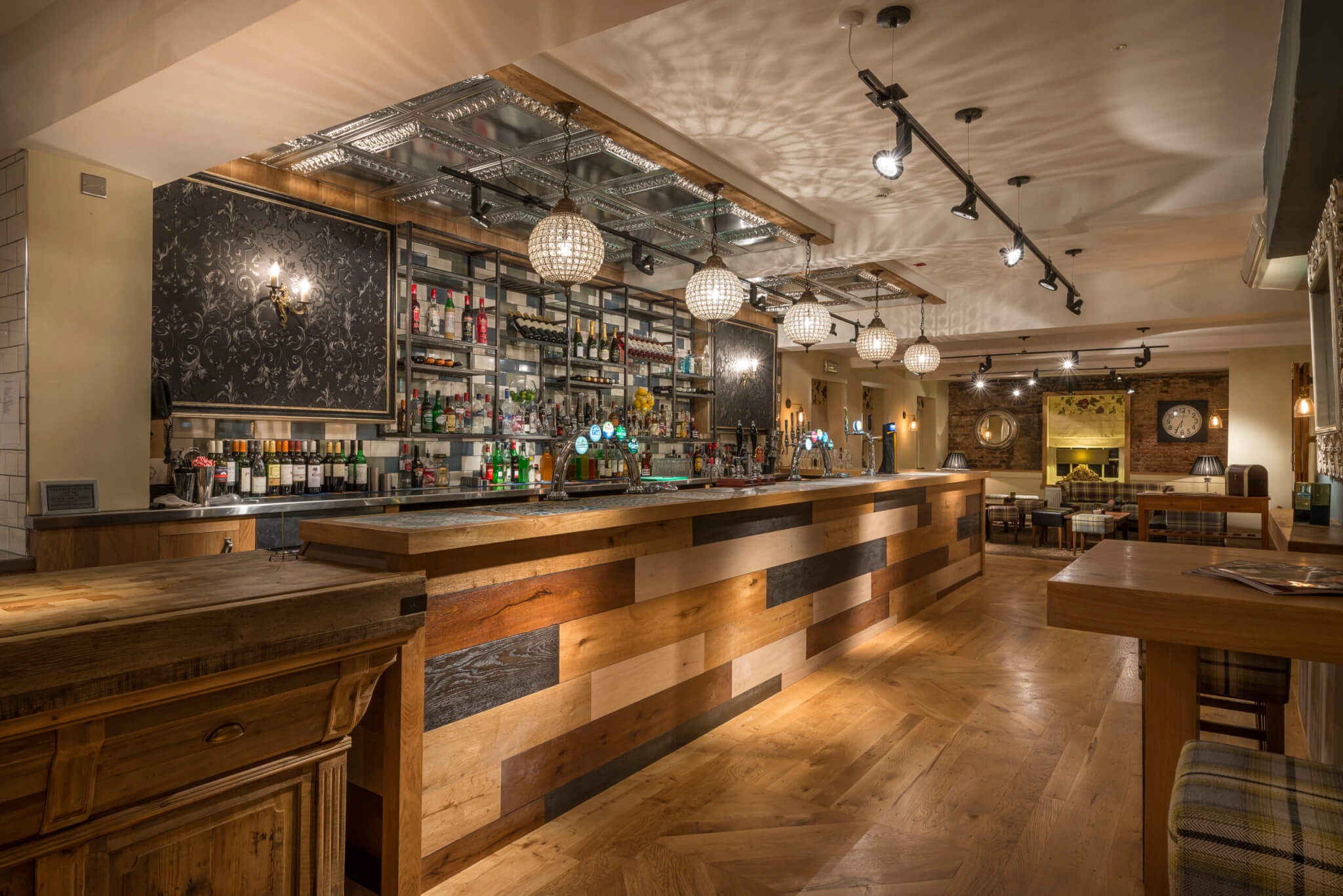 The White Hart Hotel Boston Dining in the bar scaled